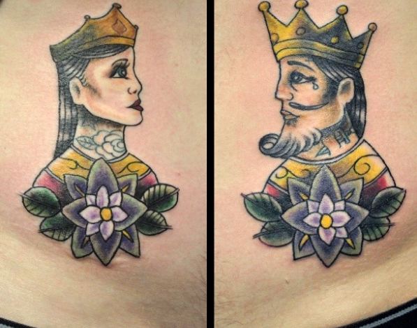 King and Queen Tattoos