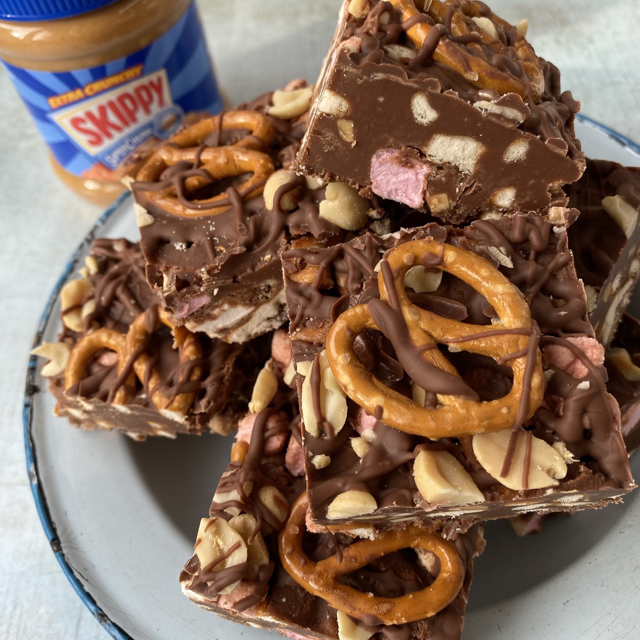 Peanut Butter and Pretzel Rocky Road Foodie Quine Edible Scottish