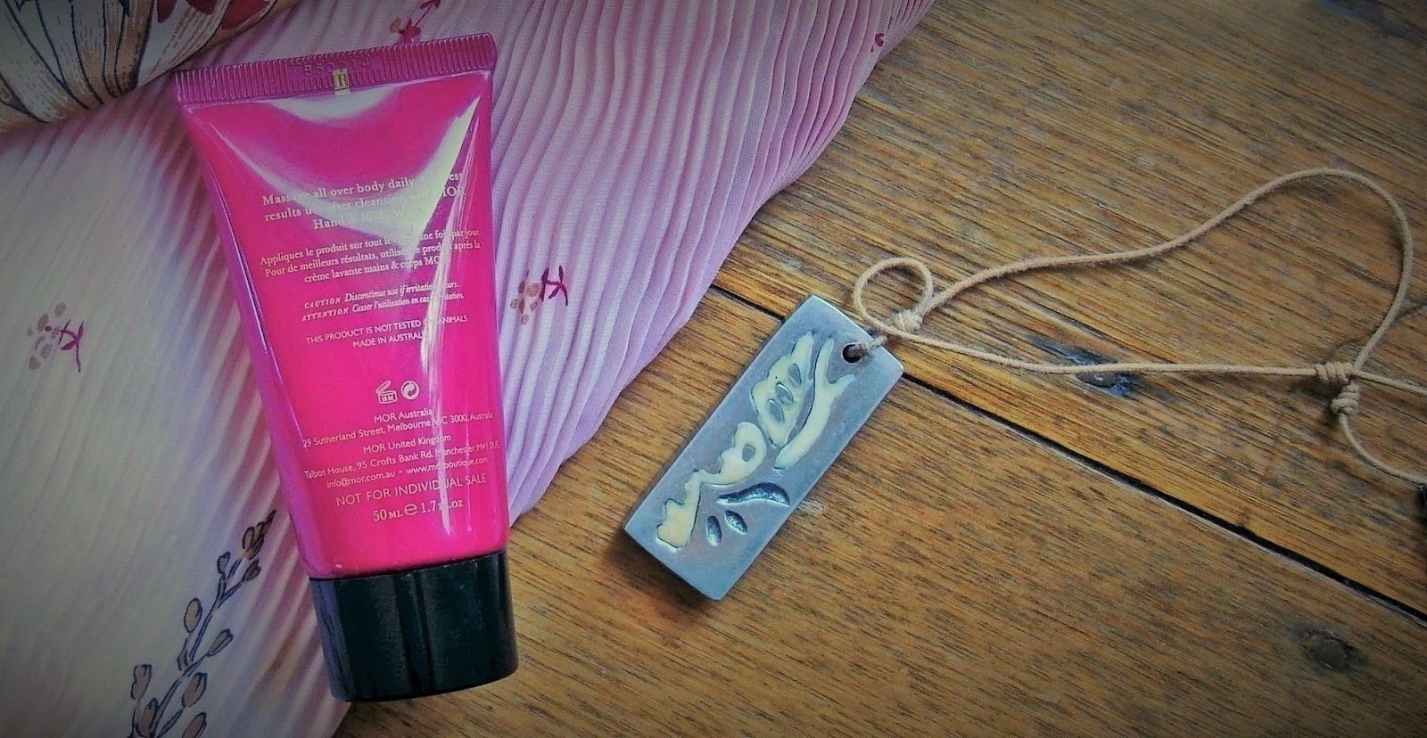 little white truths: MOR Rosa Noir Hand & Body Milk - review