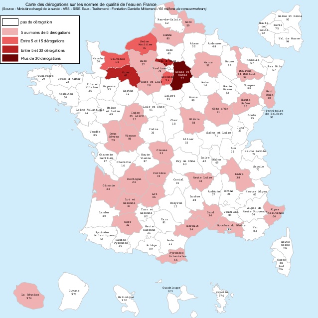 Carte Riviere Aurifère En France