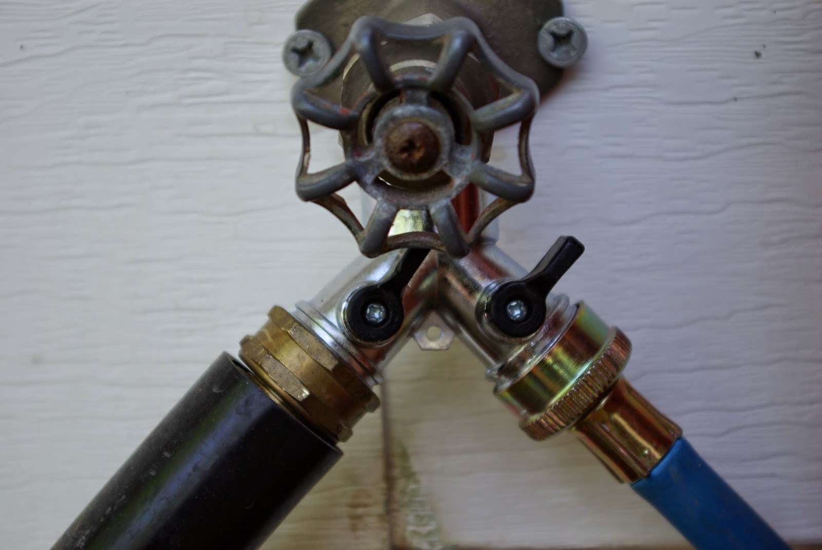 Garden Rambles Running a Temporary Water Line