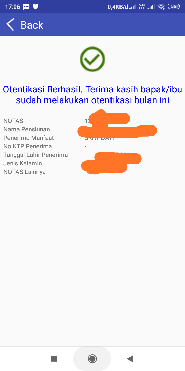 Cara Otentikasi Taspen Menggunakan Smartphone Dengan