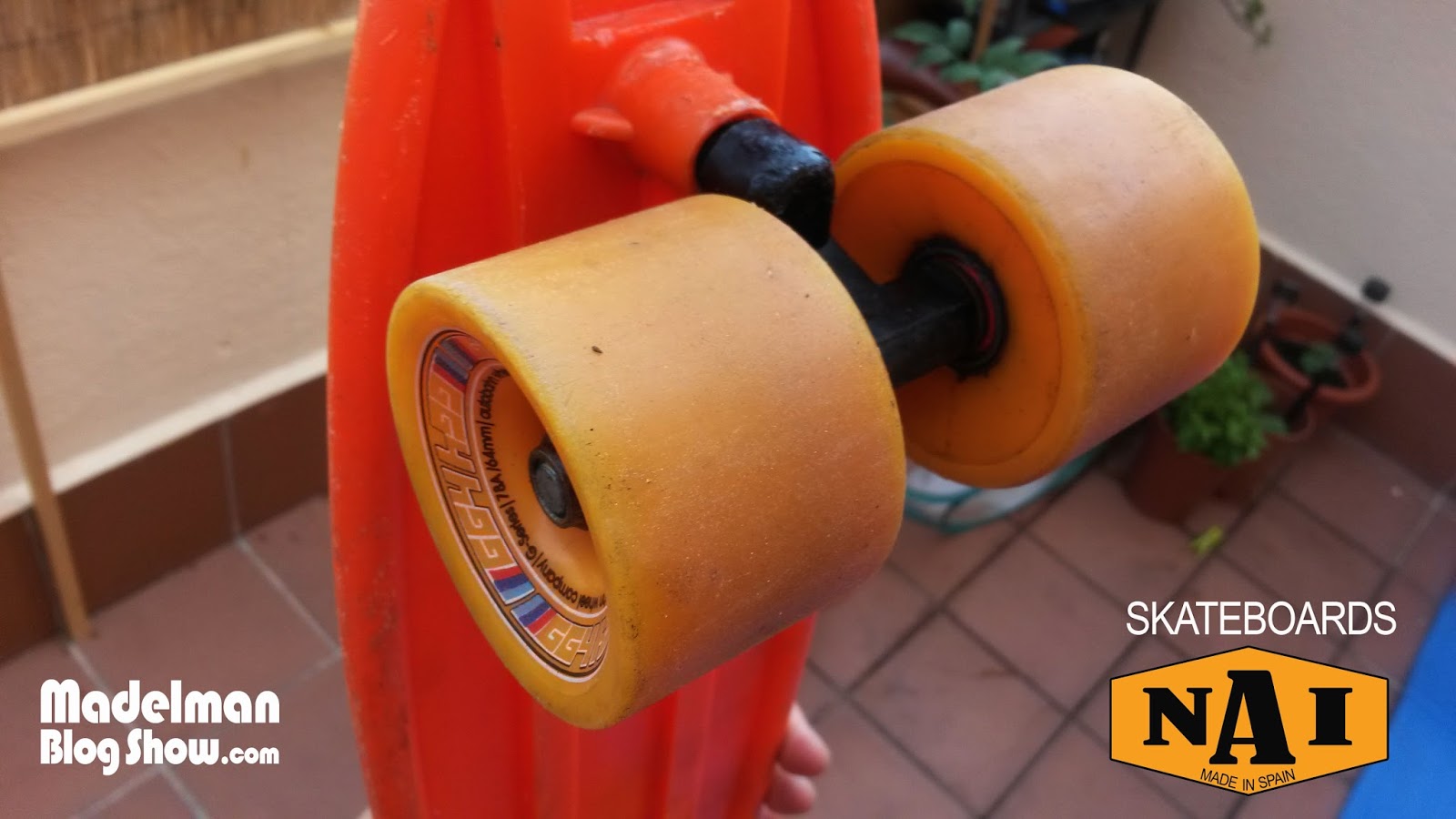Madelman blog show NAI Skateboard (Made in Spain)