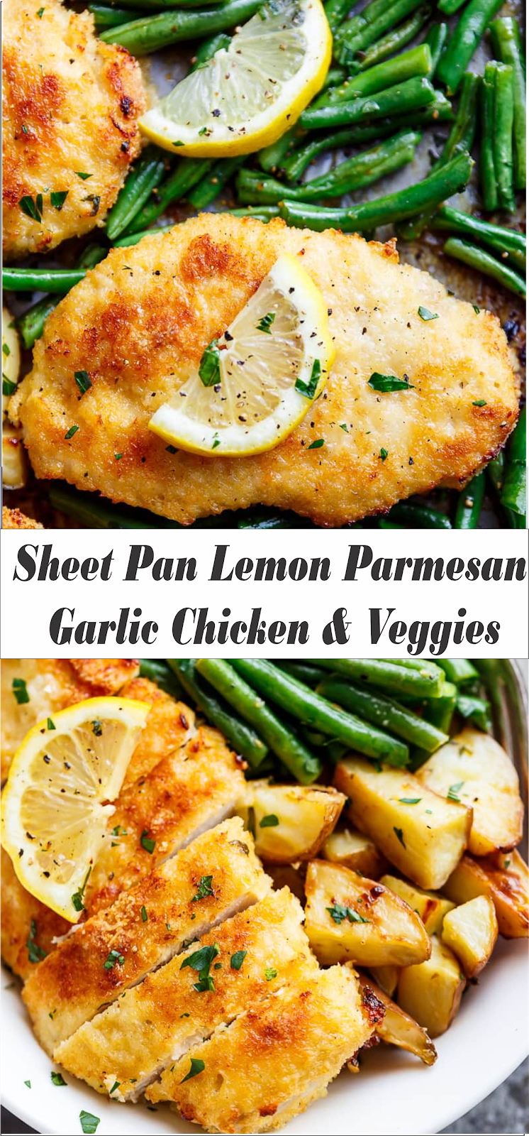 Easy Recipe: Tasty Sheet Pan Lemon Parmesan Garlic Chicken Veggies ...