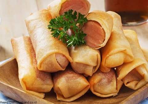 Cara Membuat Lumpia Sosis Keju - Aneka Resep Kue