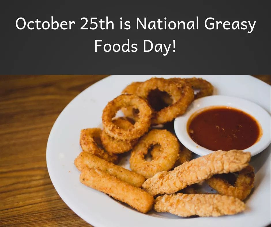 National Greasy Foods Day Wishes Unique Image