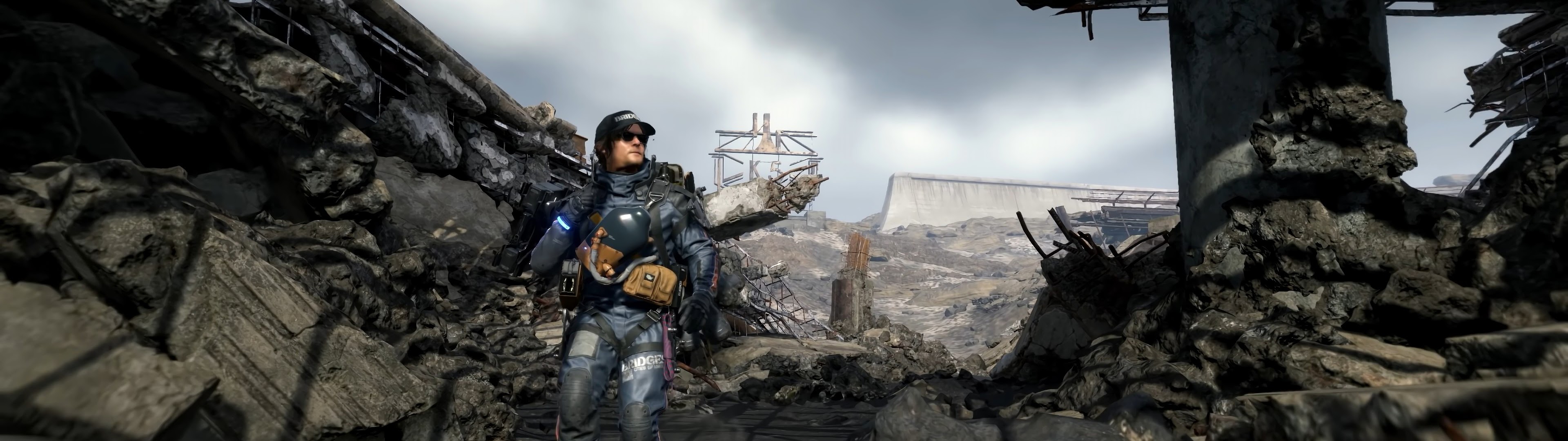 Death Stranding Dual Screen Wallpaper