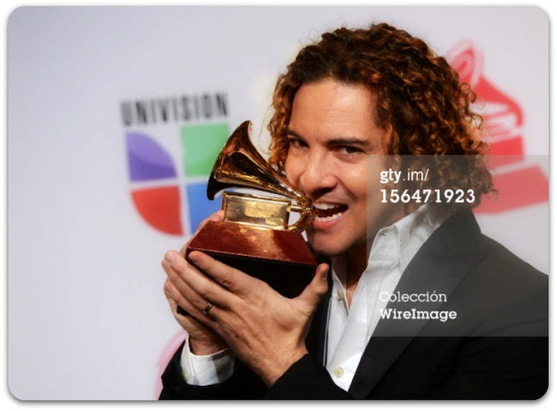 David Bisbal Grammy Latino 2012 - Press Room