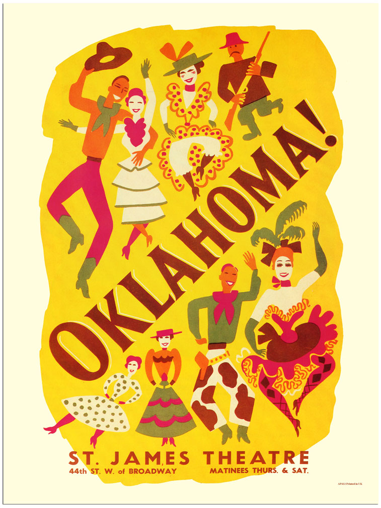 Book Junkie "Oklahoma!" opens on Broadway 1943