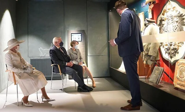 Queen Margrethe, President Frank-Walter Steinmeier and Elke Büdenbender