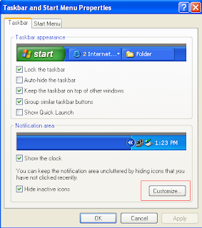 Hide Icon onTaskbar