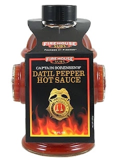 Captain Sorensens Firehouse Subs Datil Pepper Hot Sauce