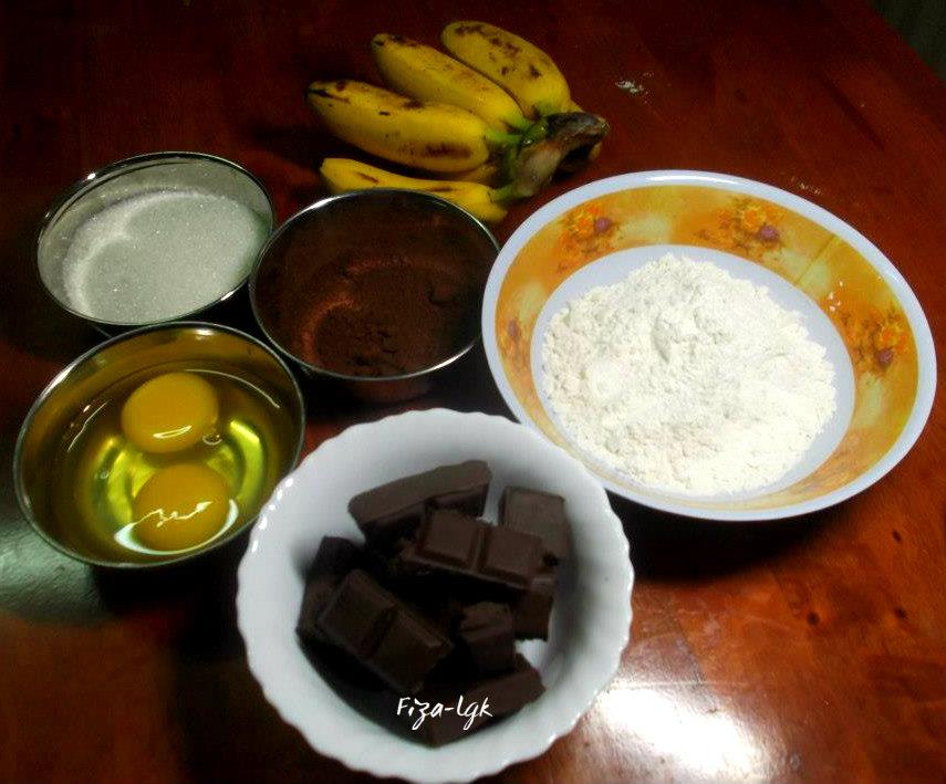 BROWNIES PISANG KUKUS Fiza's Cooking