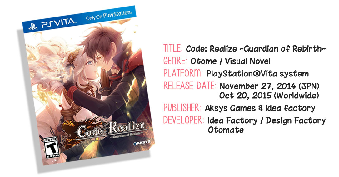Otome Game Review Code Realize Guardian Of Rebirth Reverie Wonderland