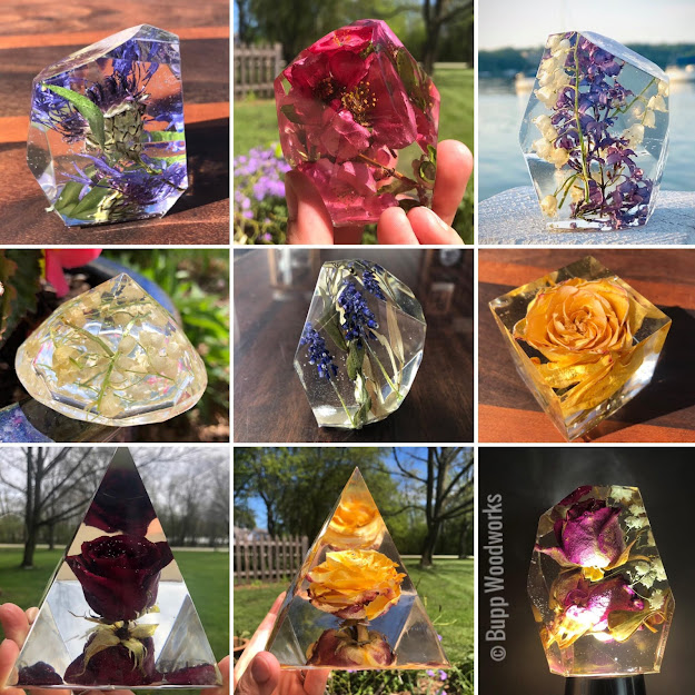 How to Make Resin and Flower Paperweight Keepsakes