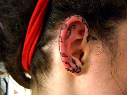 Eart Tattoo Design