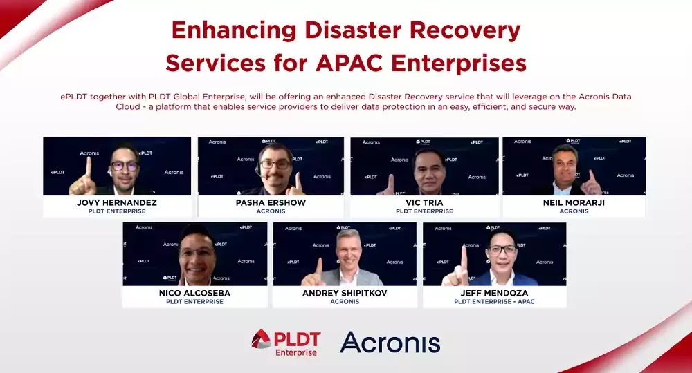 ePLDT secures partnership with Acronis ePLDT x Acronis