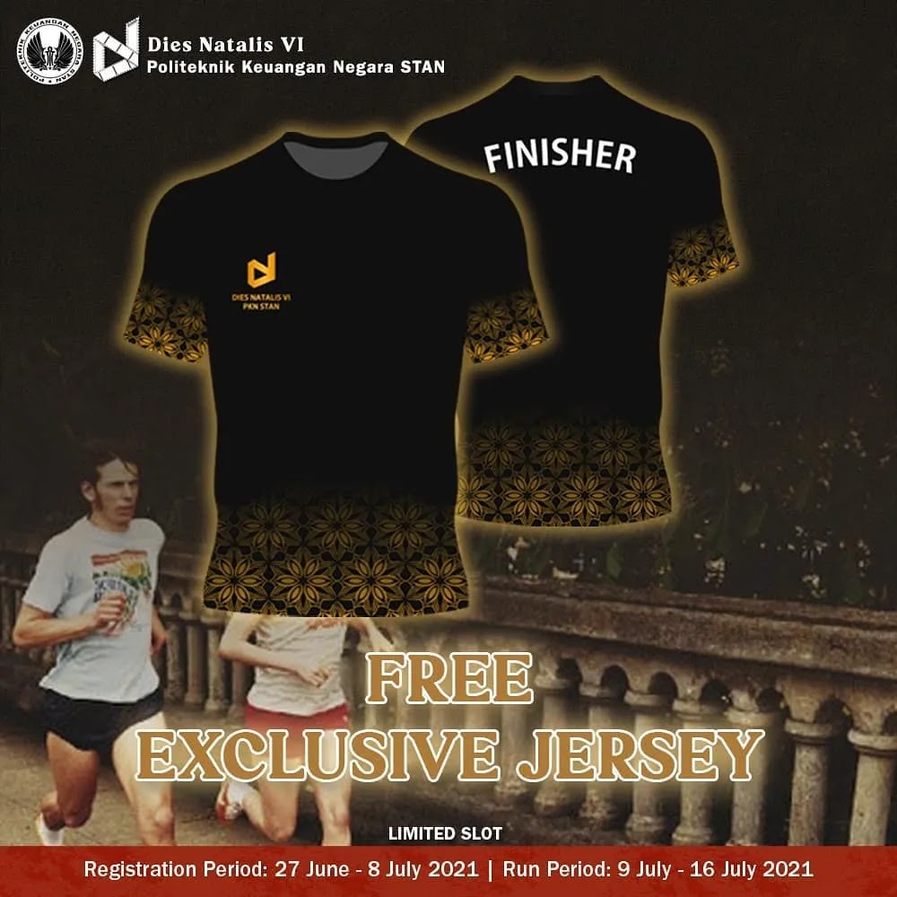 Jersey 🔍 Virtual Run Dies Natalis 6 PKN STAN • 2021 Jersey 👕 Virtual Run Dies Natalis 6 PKN STAN • 2021