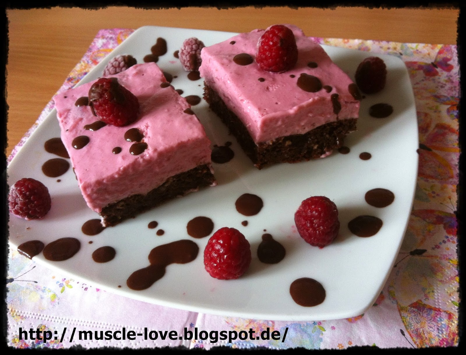 Muscle Love: Rezept # 7 - Himbeer-Schoko Kuchen