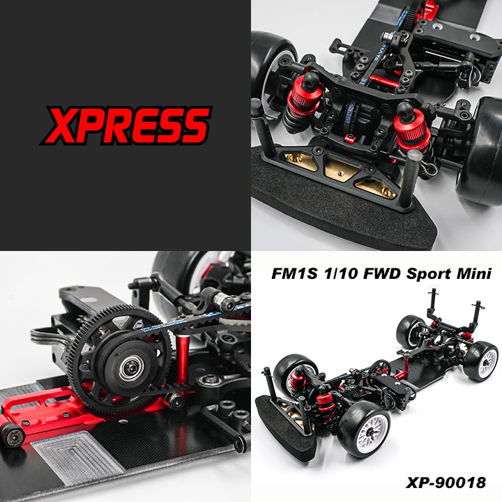 ホビーラジコン Xpress FM1S Xpress Execute FM1S 1/10 FWD Sport Mini Touring Car Kit [XP