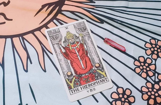 The Hierophant - Smith Waite Centennial Tarot