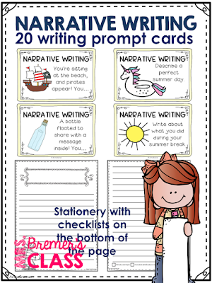 A year of second grade writing center activities and ideas! Includes story builders, poetry writing, writing prompts, letters & notes, sticker stories, opinion, narrative, and informational writing, stationery, graphic organizers, and more! #2ndgrade #2ndgradewriting #2ndgradecenters #centers #writingcenters #writingcenter #writing