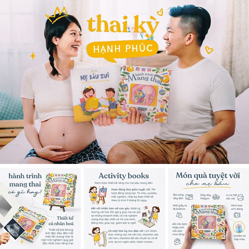 [A116] Gợi ý Mẹ Bầu tìm đọc những cuốn sách mang thai hay nhất