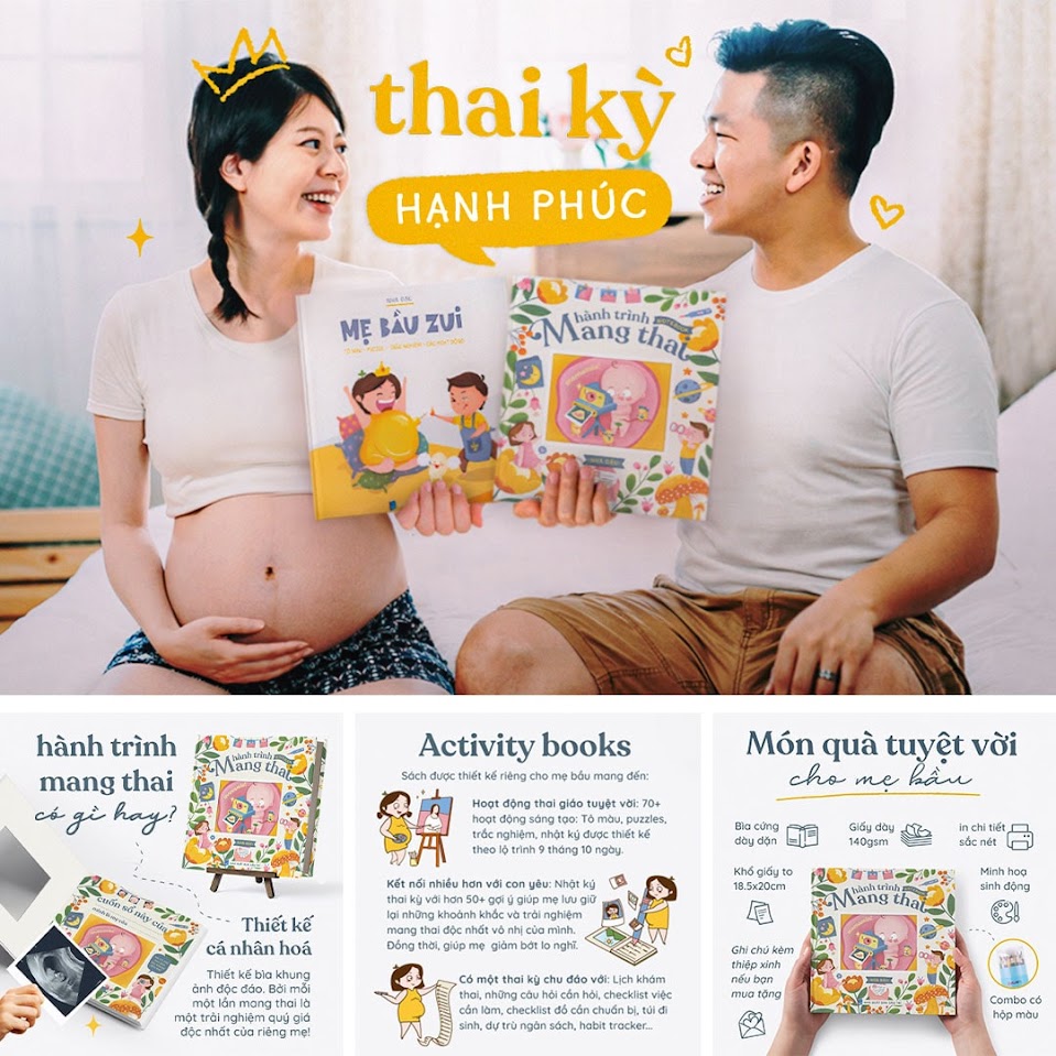 [A116] Tuyển chọn sách tô màu số 1 dành cho Mẹ Bầu - Mẹ Bầu Vui