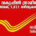 Kerala Postal Circle Recruitment 2021 - 1421 Posts