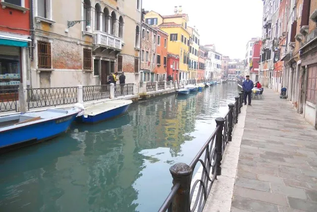 Venice in Winter: A canal in the Cannaregio neighborhood