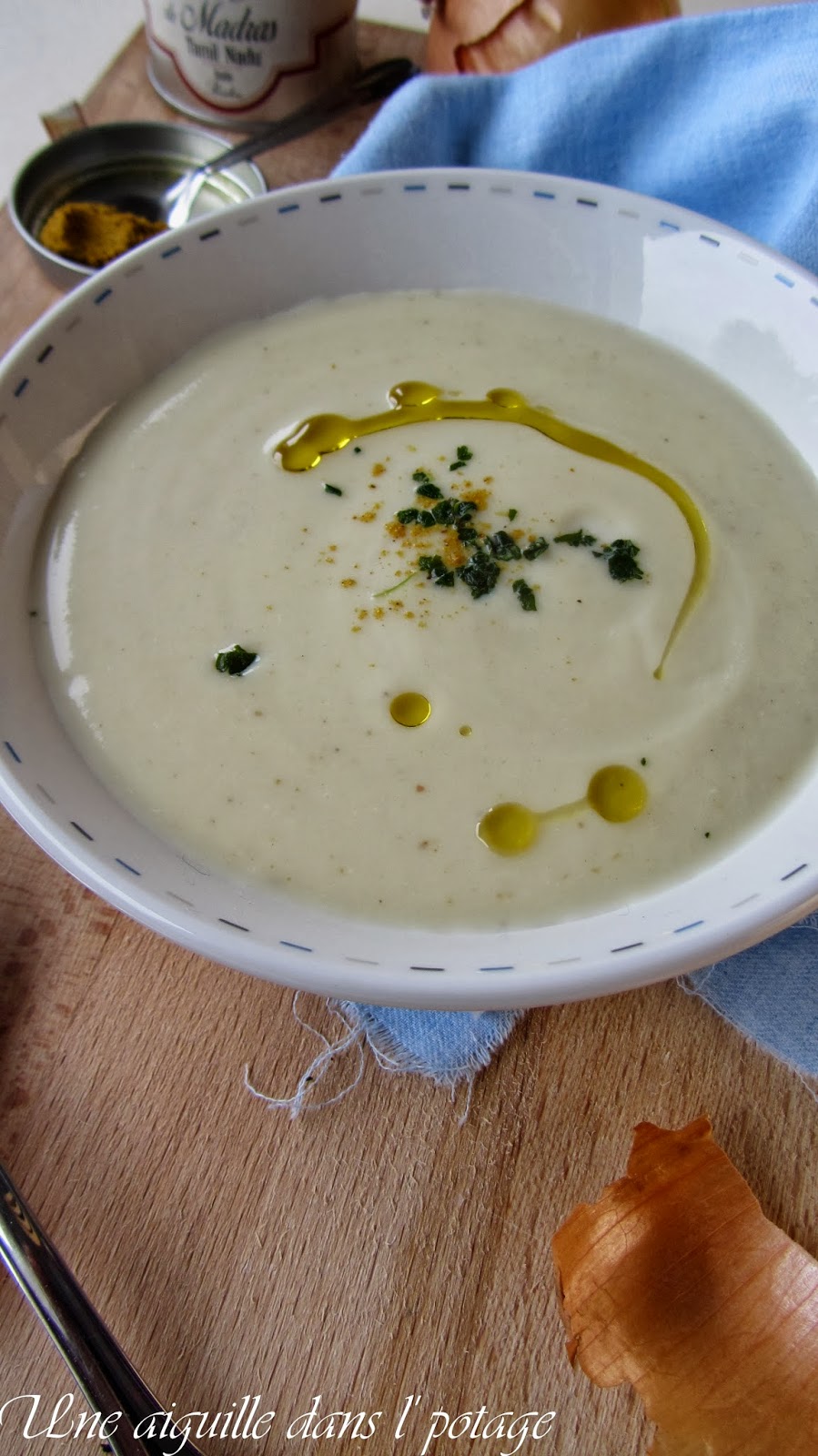 Crème de chou-fleur au curry