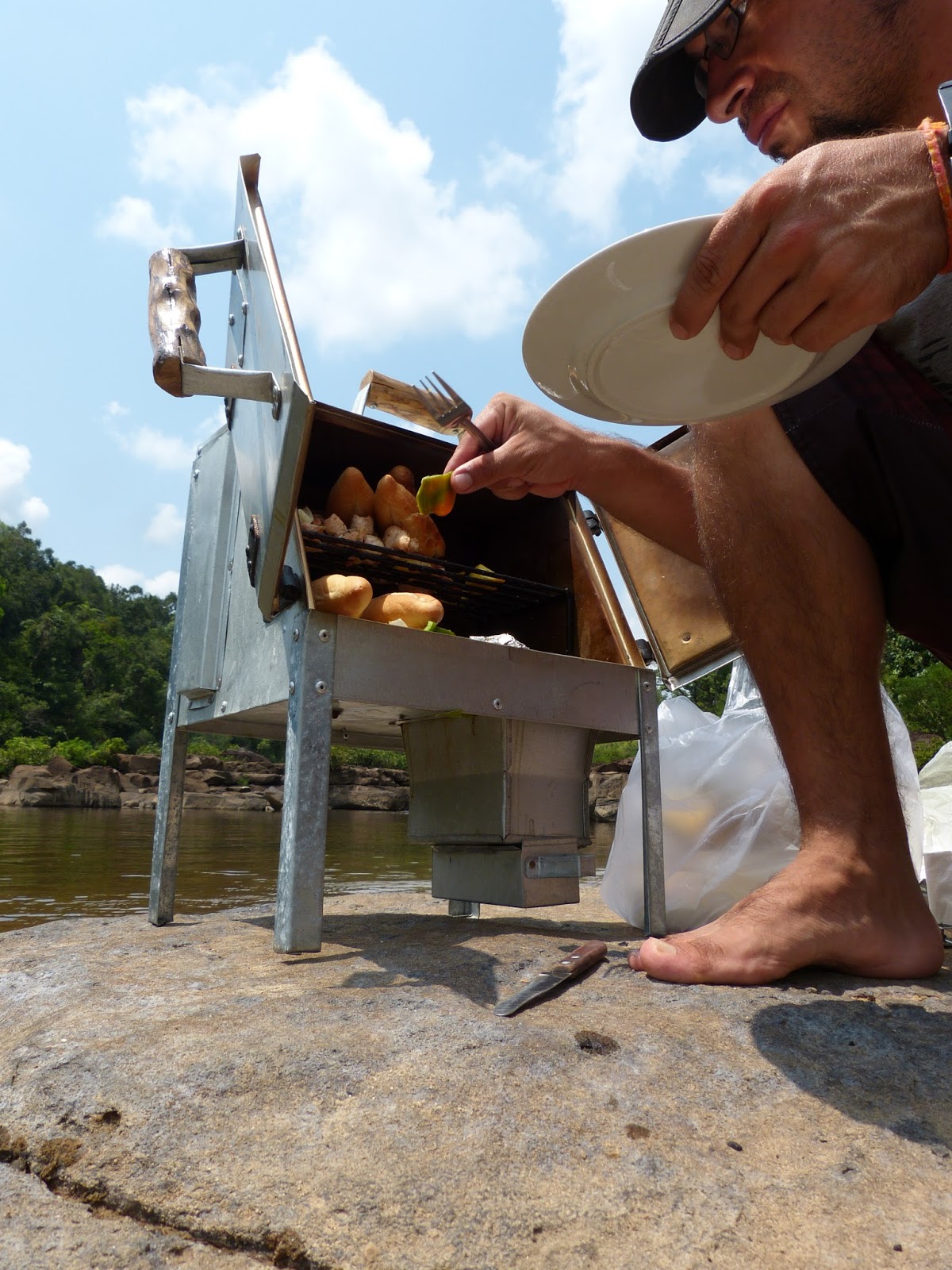 Cookswell Energy Saving Jikos and Charcoal Ovens A minijiko on an