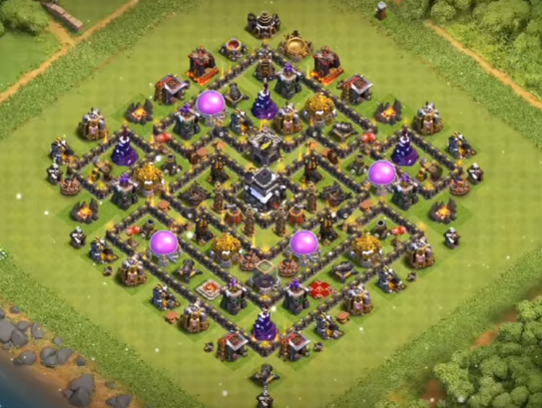 base coc th 9 hybrid terbaik base coc th 9 hybrid terbaik