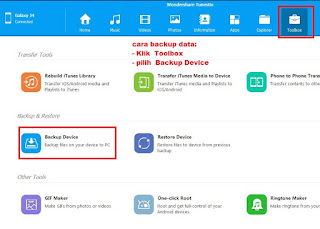 Cara Backup Data dari Ponsel Ke Komputer Via TunesGO