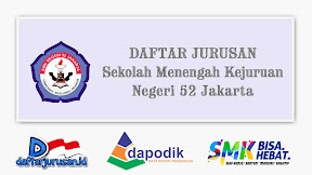 Daftar Jurusan SMK Negeri 52 Jakarta Timur
