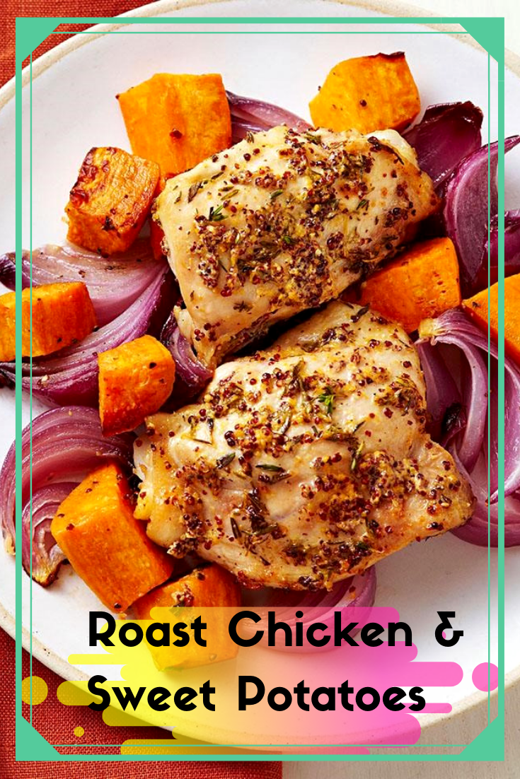 Roast Chicken & Sweet Potatoes