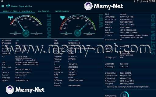 Download Network Signal Info to increase the speed of the Internet and strengthen the signal network Wi-Fi for free تحميل تطبيق Network Signal Info لزيادة سرعة الانترنت وتقويه اشاره شبكه الواى فاي مجانا