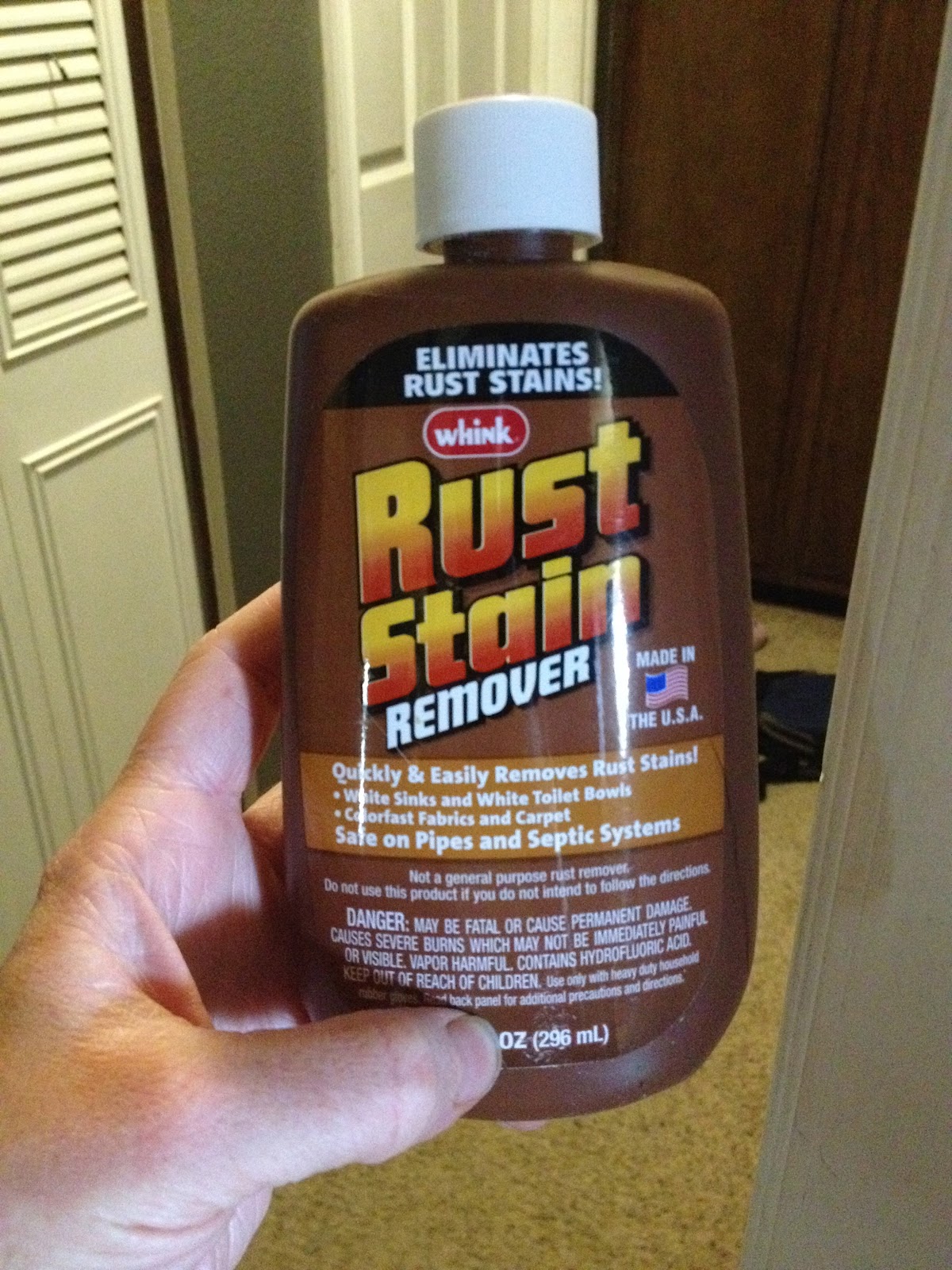 Love Everyday Update on my well water that turns everything orange