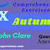 Comprehension Exercises | Autumn | John Clare| Class 9 | Grammar | প্রশ্ন ও উত্তর