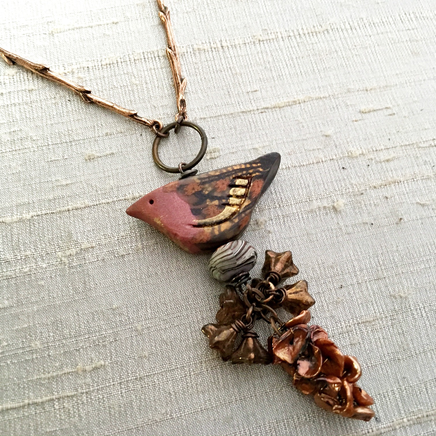 Bead Table Wednesday Painting Chain and Beaded Clusters Art Bead