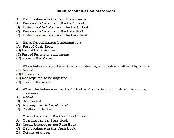 FINANCIAL RULES FOR COMPETITIVE EXAMINATION Q & A (New Pattern) Bank