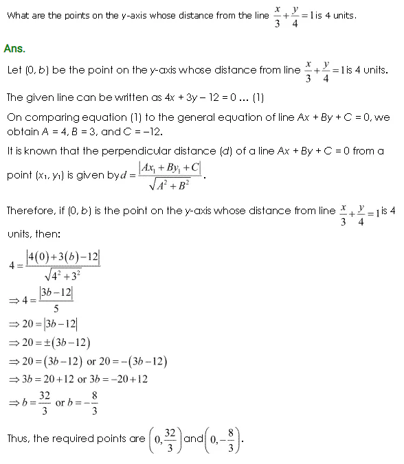 NCERT Maths Solutions Class 11th Chapter 10 Straight Lines Exercise Miscellaneous Questions