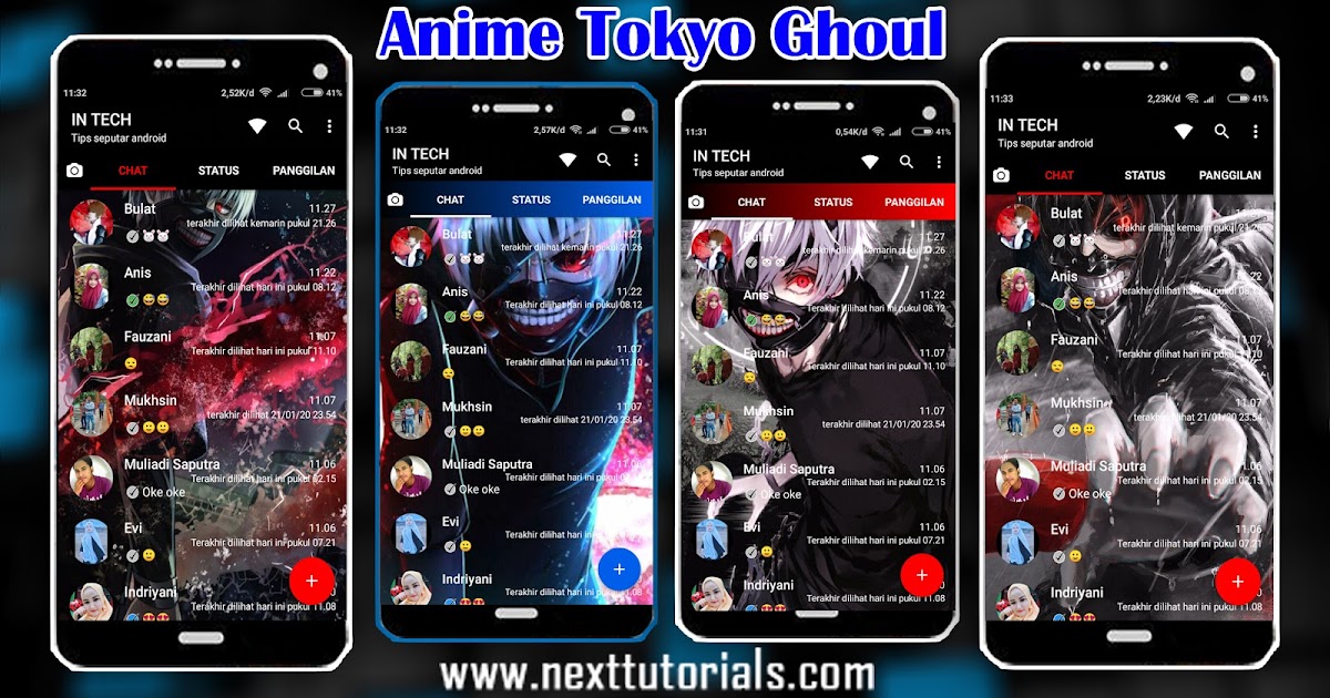 Kumpulan Tema WhatsApp By Anime Tokyo Ghoul Tampilan Keren ...