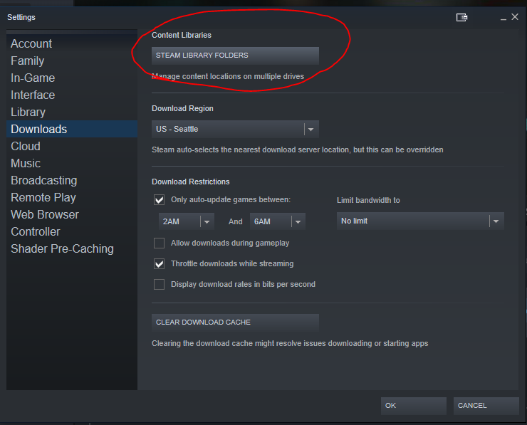 Chris Grant's rants Fixing Steam 0 bytes available disk