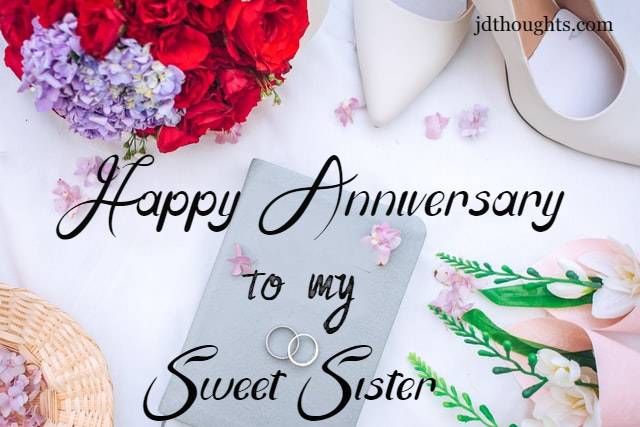 Anniversary wishes for sister – Quotes and messages