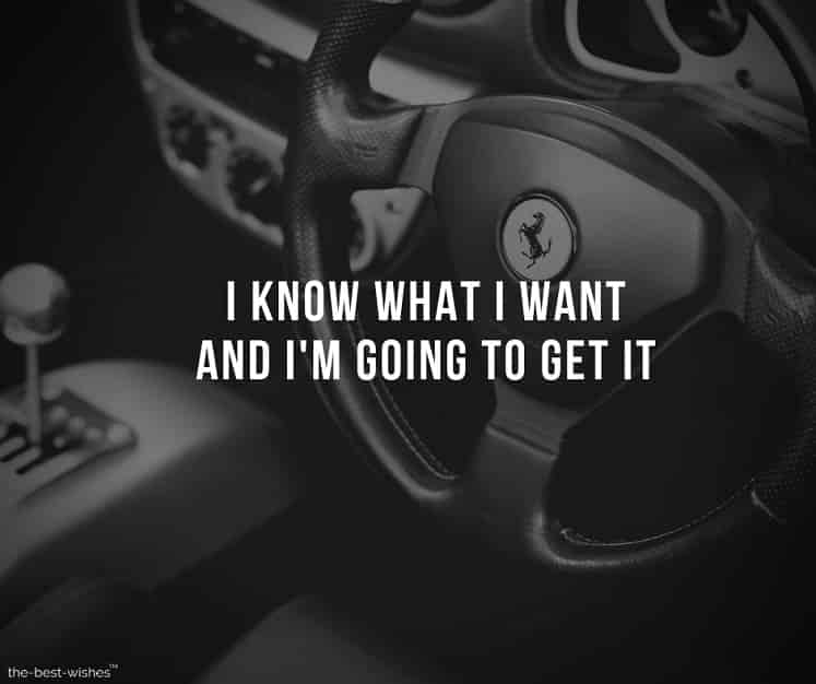 i-know-what-i-want-and-i-m-going-to-get-it Motivational Quote on clarity in Life Images