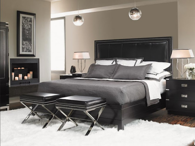 Decorating In Black And White Bedroom