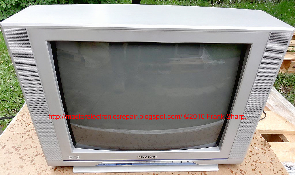Master Electronics Repair ! HITACHI C21FL21F CRT TV LED BLINKING CODES, SERVICE MODE