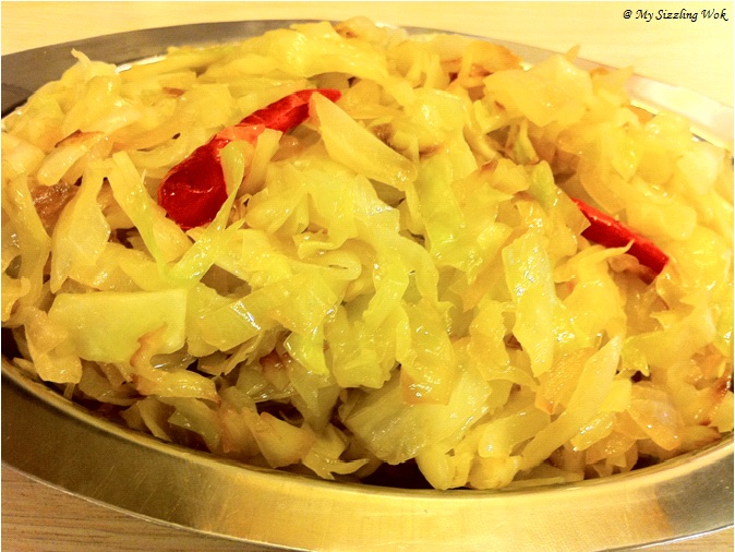 My Sizzling Wok Cabbage Stir Fry