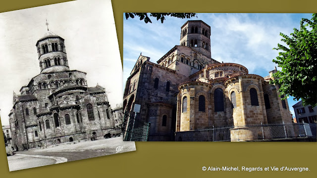 Issoire l'abbatiale saint-Austremoine.